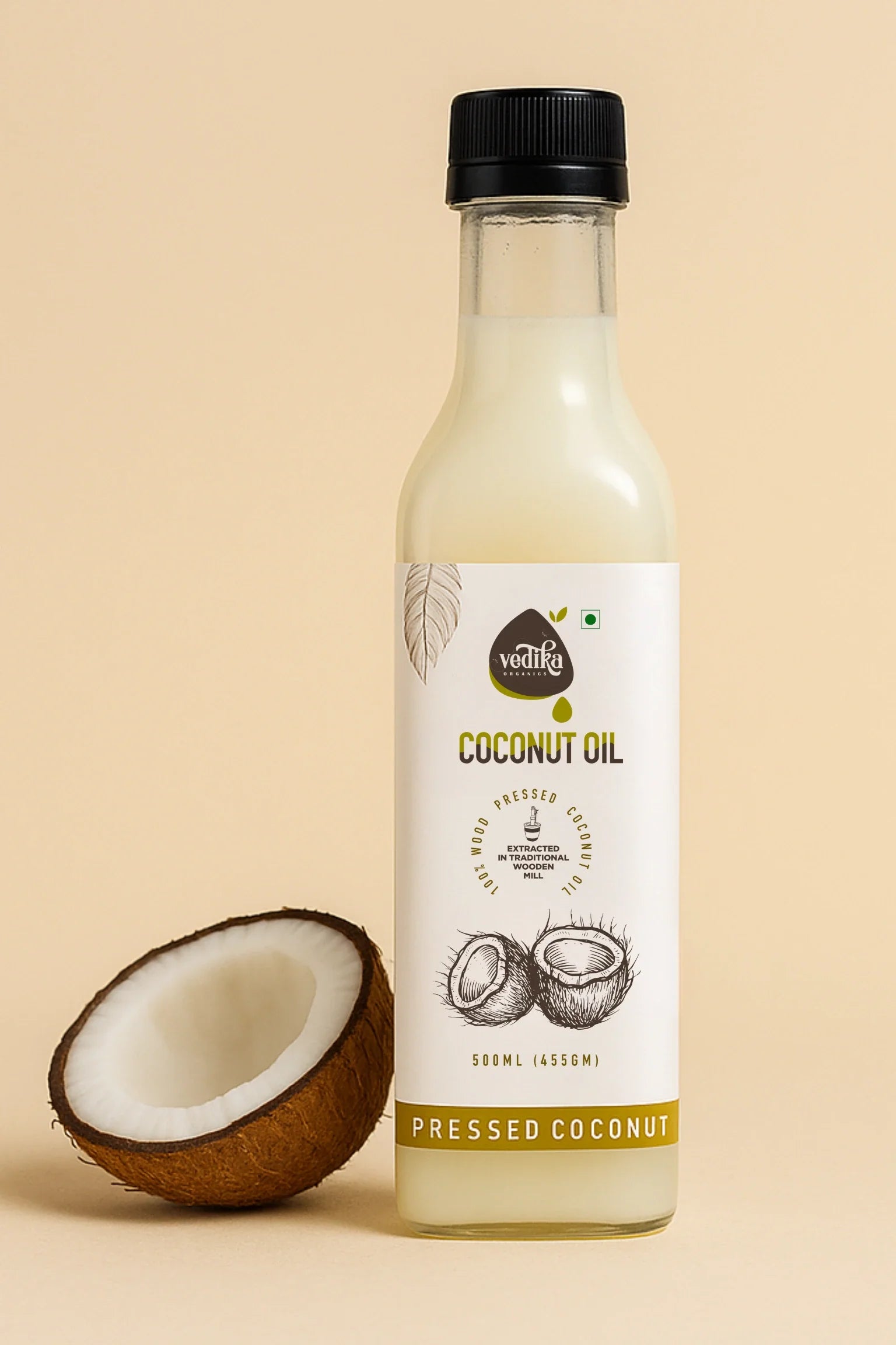 Vedika Organics Extra Virgin Coconut Oil (500 ml)
