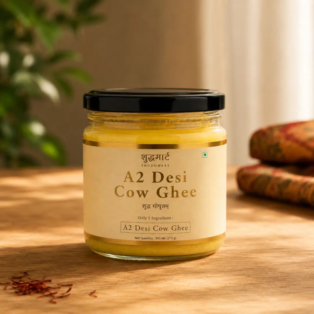 Shudhmart A2 Desi Cow Ghee – Traditional Bilona Method (500ml)