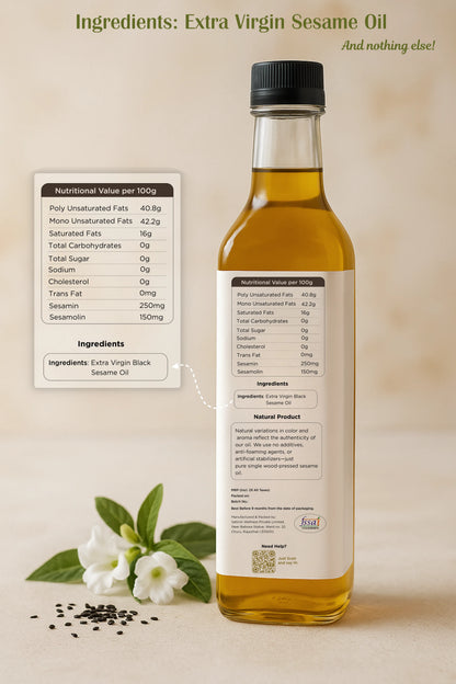 Vedika Organics Extra Virgin Sesame Oil (1 litre)