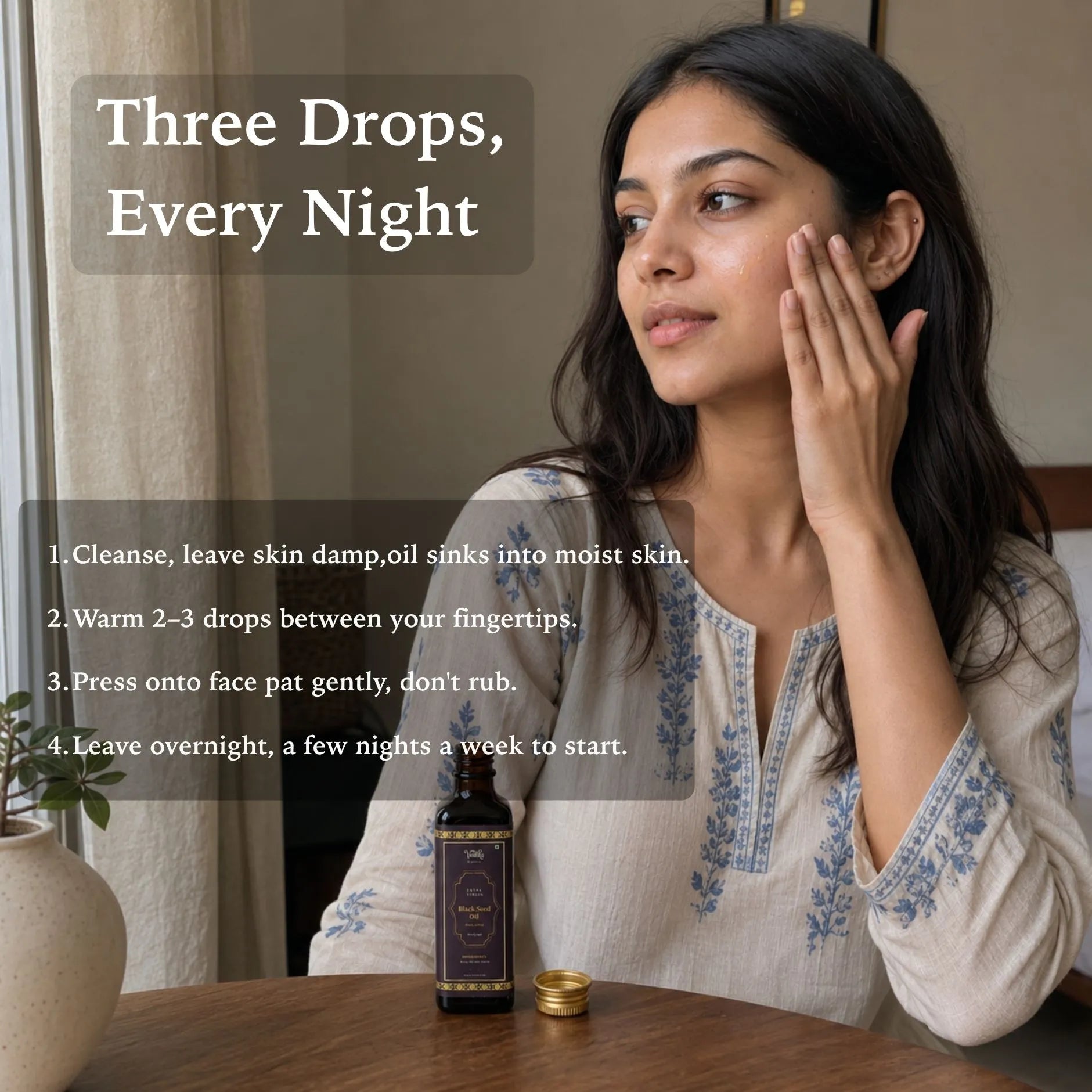 Vedika Organics Cold Pressed Black Seed Oil (Kalonji Oil)